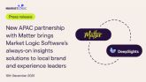 Nueva alianza en APAC: Market Logic Software y Matter lanzan insights siempre activos para l�deres de marca