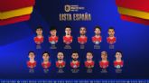 España anuncia su lista definitiva para la Kings World Cup Nations 2026
