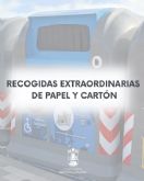 Recogidas extraordinarias de papel y cartón durante las fiestas navideñas