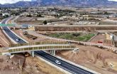Repuesta la carretera regional RM-502 en Totana, tras finalizar los trabajos asociados para la construcción de la futura plataforma ferroviaria
