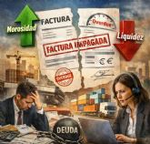 Cobratis avanza que el año 2026 estará marcado con un fuerte incremento en el impago de facturas