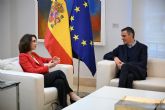 Pedro Sánchez analiza con la CEO del Grupo Veolia el avance en tecnología e infraestructuras del agua y los planes de la multinacional