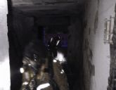 Bomberos del CEIS han apagado el incendio de una vivienda en Alcantarilla