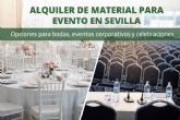 Alquileres Alemán: qué opciones existen de material para eventos en Sevilla y cómo elegir la más adecuada