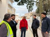 Obras para actualizar el abastecimiento y el saneamiento en las calles Lope de Vega y Pintor Rivera