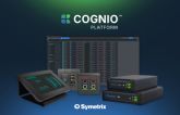 Symetrix presenta Cognio: la plataforma de Audio, V�deo y Control de pr�xima generaci�n