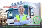 Aut�nomos !En Ruta! abre nuevos canales de Whatsapp de ofertas de empleo y noticias