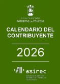 Calendario del contribuyente de Alhama de Murcia 2026