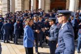 Los nuevos alumnos de la Academia General del Aire visitan el Palacio Consistorial