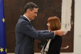 Pedro Sánchez entrega a Gisèle Pelicot la Encomienda de la Orden del Mérito Civil en reconocimiento a su lucha frente a la violencia de género