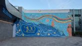 SOM Multiespai inaugura el gran mural de Gaudí en Nou Barris y propone cuatro meses deprogramación cultural en torno al centenario