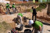 El programa de empleo de la ADLE impulsa la recuperaci�n del Barrio del Foro Romano con t�cnicas sostenibles y vegetaci�n aut�ctona