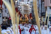 La procesión de la burrica volvió este Domingo de Ramos a recorrer las calles de Cartagena