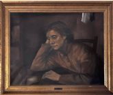 Sale a subasta un Tapies in�dito: el retrato que uni� al pintor con el universo de Joan Brossa