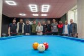El Ayuntamiento de Cartagena destaca la figura de Daniel Sánchez en una visita a la nueva sala municipal de billar junto al Jimbee Cartagena