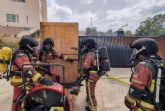 Bomberos de Cartagena se forman sobre actuación en incendios de interior