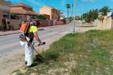 Refuerzo de trabajos de desbroce en barrios y diputaciones tras la proliferación de vegetación por las últimas lluvias