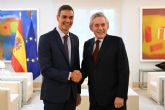 Pedro Sánchez recibe a Gordon Brown, enviado especial del Reino Unido para las Finanzas Globales y la Cooperación