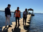 El Ayuntamiento recupera un balneario típico del Mar Menor, en la playa de Santiago de la Ribera