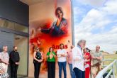El local de las Amas de Casa de La Palma ya luce su mural de P�rez Casanova