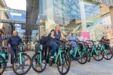 Las bicicletas el�ctricas compartidas superan los 3.000 viajes en diez d�as con un distancia media de 4,4 km por viaje