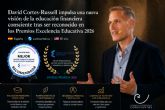 David Cortes-Russell impulsa una nueva visi�n de la educaci�n financiera consciente tras ser reconocido en los Premios Excelencia Educativa 2026