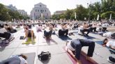 Cerca de mil personas han participado en el D�a Internacional del Yoga organizado por la Embajada de la India en Madrid
