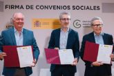 Arcadi Espa�a destaca el papel esencial de la Asociaci�n Espa�ola contra el C�ncer durante la firma de un convenio de m�s de 13 millones con Loter�as