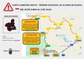 La Comunidad Aut�noma cortar� al tr�fico un tramo de la RM-515 en El Berro del 29 de junio al 3 de julio por trabajos de poda y saneo del arbolado
