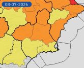 Alhama de Murcia, en aviso amarillo por temperaturas de hasta 39 oC desde las 13:00 horas