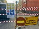 Se ejecutan las obras de reparación de la red de saneamiento en el cruce de las calles Valle del Guadalentín y Quevedo Se ejecutan las obras de reparación de la red de saneamiento en el cruce de las calles Valle del Guadalentín y Quevedo