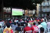 El Ayuntamiento instala este viernes una pantalla gigante en la plaza San Francisco para seguir el partido de la Selecci�n