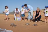 Cartagena se consolida como referente del cuidado y protecci�n de la fauna del Mediterr�neo con la suelta de 28 tortugas bobas en Calblanque