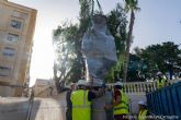 Culmina la instalaci�n del monumento a Alatriste que se inaugura el viernes en un acto abierto al p�blico