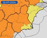 Alhama en aviso naranja por temperaturas de hasta 41 �C, el Mercado Municipal cerrar� a las 12:00 horas
