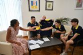 El Ayuntamiento firma por primera vez un convenio de colaboraci�n con el Club Voleibol Alhama