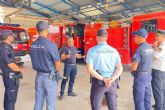 Funcionarios policiales europeos visitan el Parque de Seguridad de Cartagena