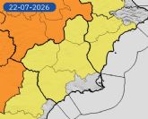 El aviso amarillo por altas temperaturas entra en vigor hoy a las 13:00 horas en Alhama