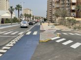 La concejal�a de Turismo da continuidad a un tramo del itinerario peatonal y ciclista de la Gran V�a de La Manga