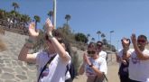 Music Meets Tourism organiza una acci�n de protesta en las Dunas de Maspalomas