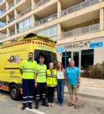 El Ayuntamiento refuerza la asistencia sanitaria en la zona norte de La Manga durante el verano