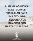 El Ayuntamiento de Alhama adjudica el estudio de viabilidad para una segunda residencia de mayores de hasta 125 plazas