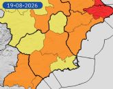 AEMET activa el aviso naranja por temperaturas de hasta 40 �C este mi�rcoles en Alhama de Murcia