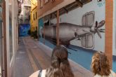 Isaac Peral invita a visitar su Casa Museo desde el nuevo mural del Callej�n de Zorrilla