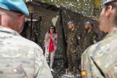 Margarita Robles, a los militares espanoles en L�bano: 'Es un orgullo ser testigo del magn�fico trabajo que realizan por la paz y la seguridad'