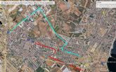 Aviso modificaci�n tr�fico por obras en rotonda Cuatro Picos