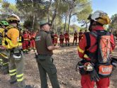 La UME realiza ejercicios de instrucci�n en Sierra Espuna en la lucha contra los incendios forestales junto a las Brigadas Forestales de la Regi�n de Murcia (BRIFOR)