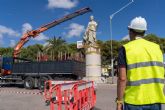 El campamento festero estrena estatuas de Himilce y Emilia Paula