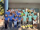 Un nuevo programa experiencial acoge a 20 j�venes de San Javier que se forman en albaniler�a y en dinamizaci�n social