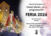 La Feria de Alhama 2026 descubre este viernes su cartel en una presentación abierta a todos La Feria de Alhama 2026 descubre este viernes su cartel en una presentación abierta a todos